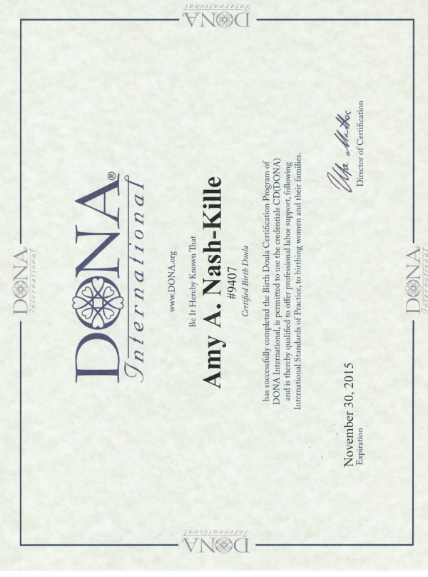Certification